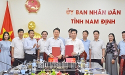 Ký kết biên bản ghi nhớ Dự án nâng cấp hệ thống thủy lợi tỉnh Nam Định thích ứng với biến đổi khí hậu