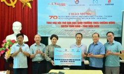 Báo Phụ nữ Thủ đô phối hợp tổ chức xây nhà nội trú cho học sinh xã Chiềng Đông, tỉnh Điện Biên