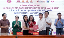 Báo VietNamNet phối hợp tổ chức giải chạy 'Hành trình về Làng Sen' 2024
