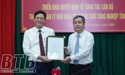 Bổ nhiệm Trưởng ban Quản lý Khu kinh tế và các khu công nghiệp tỉnh Thái Bình