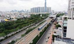 Tuyến đường sắt Metro số 1 Bến Thành - Suối Tiên đã thực hiện được 98%