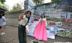 Giới trẻ Hà Thành hòa mình vào Lễ hội Con đường văn hoá Hàn Quốc 2024