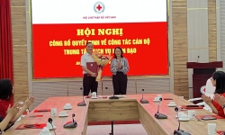 Trung ương Hội Chữ thập đỏ Việt Nam công bố quyết định về công tác cán bộ