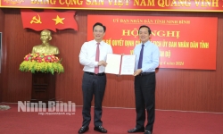 Bổ nhiệm ông Đặng Thái Sơn giữ chức Giám đốc Sở Tài chính tỉnh Ninh Bình