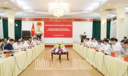 Đoàn giám sát của Ban Dân nguyện - Uỷ ban Thường vụ Quốc hội làm việc tại tỉnh Nam Định