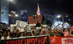 Người Israel tiếp tục biểu tình yêu cầu Thủ tướng Netanyahu giải cứu con tin ở Gaza