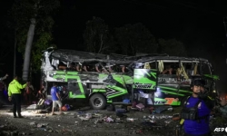 Tai nạn xe buýt trường học khiến hàng chục người thương vong ở Indonesia