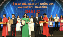 Lễ trao Giải Báo chí Quốc gia lần thứ XVIII - 2023 có quy mô lớn nhất từ trước đến nay