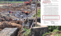 Vụ phá hủy công trình thuỷ lợi của Công ty Đại Dũng: Sở Nông nghiệp & PTNT Thanh Hoá báo cáo gì?