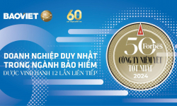 Bảo Việt - doanh nghiệp bảo hiểm duy nhất 12 năm liên tiếp được vinh danh “Danh sách 50 công ty niêm yết tốt nhất Việt Nam”