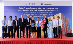 Hòa Phát cung cấp container “Made in Vietnam” cho Hãng tàu Hapag-Lloyd