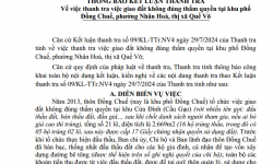 TX Quế Võ (Bắc Ninh): Chính quyền xã buông lỏng quản lí đất đai, để cán bộ thôn giao đất trái thẩm quyền!