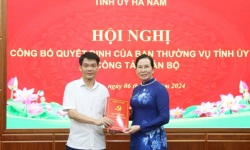 Hà Nam có tân Trưởng ban Tuyên giáo Tỉnh ủy