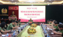 Công an Hà Nội triển khai nhiều phương án ứng phó siêu bão Yagi