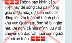 Tỉnh Thái Nguyên ra cảnh báo về thông tin sai sự thật, gây hoang mang về tình hình bão lũ