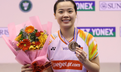 Cây vợt Nguyễn Thuỳ Linh lần thứ 3 liên tiếp vô địch Vietnam Open