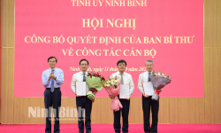 Ninh Bình: Công bố Quyết định của Ban Bí thư về công tác cán bộ