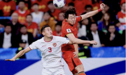 Indonesia thua đáng tiếc Trung Quốc tại vòng loại 3 World Cup 2026