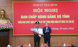 Đại tá Trần Xuân Ánh tham gia Ban Chấp hành, Ban Thường vụ Tỉnh ủy Thái Bình