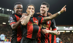 Arsenal thua đáng tiếc trước Bournemouth trong trận đấu thiếu người