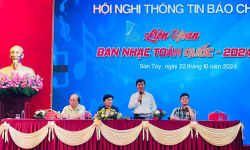 Liên hoan các ban nhạc toàn quốc 2024 diễn ra từ ngày 31/10 đến 2/11