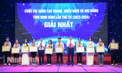 Khơi dậy tiềm năng, đam mê sáng tạo khoa học trong thanh, thiếu niên và nhi đồng Ninh Bình