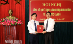 Bổ nhiệm Phó Giám đốc Sở Tư pháp Ninh Bình