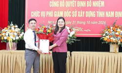 Sở Xây dựng Nam Định có tân Phó Giám đốc