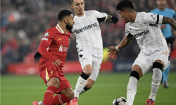 Thắng đậm Leverkusen, Liverpool lên ngôi đầu Champions League