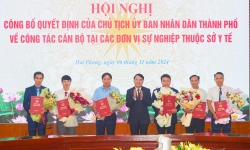 Hải Phòng điều động và bổ nhiệm Giám đốc 6 đơn vị sự nghiệp thuộc Sở Y tế