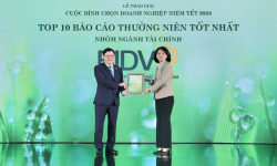 BIDV nhận giải thưởng “Top 10 Báo cáo thường niên tốt nhất – Nhóm ngành tài chính”