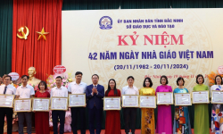 Bắc Ninh dẫn đầu các tỉnh, thành phố về số lượng huy chương đạt được tại các kỳ thi khu vực và quốc tế