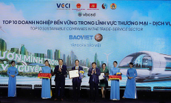 Bảo Việt 60 năm - liên tiếp được vinh danh trong Top 10 “Doanh nghiệp bền vững nhất Việt Nam”