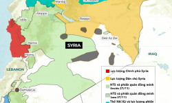 Bản đồ 11 ngày quân nổi dậy lật đổ chính quyền Syria