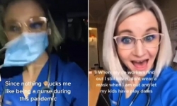 Nữ y tá Mỹ bị đình chỉ công tác vì chế giễu việc đeo khẩu trang