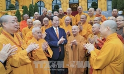 Chủ tịch nước gặp mặt Đoàn đại biểu Giáo hội Phật giáo Việt Nam 