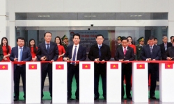 Phó Thủ tướng Vương Đình Huệ dự lễ khánh thành nhà liên hợp Cửa khẩu Quốc tế Cầu Treo