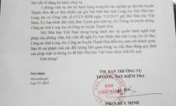 Ban kiểm tra Hội Nhà báo Việt Nam đề nghị làm rõ vụ 3 phóng viên bị hành hung tại Long An