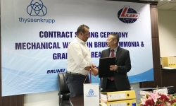Lilama ký hợp đồng gia công chế tạo và lắp đặt thiết bị kết cấu thép dự án nhà máy phân bón A/U tại Vương quốc Brunei.
