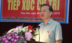 Bộ trưởng Bộ Công an Tô Lâm tiếp xúc cử tri tại huyện Yên Phong, tỉnh Bắc Ninh
