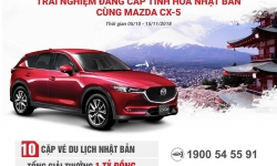 10 cặp vé du lịch Nhật Bản cho khách mua Mazda CX-5 trong tháng 10/2018