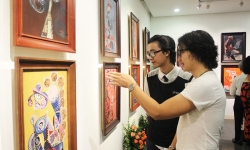 Triển lãm tranh “Những nét văn hóa của các dân tộc Việt Nam”