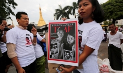 Myanmar tổ chức biểu tình kỷ niệm 1 năm hai phóng viên Reuters bị bắt