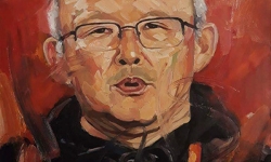 'Người thầy của tôi'- bức tranh vẽ chân dung HLV Park Hang-seo sắp được đấu giá làm từ thiện 
