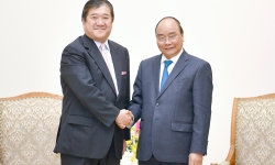 Thủ tướng Nguyễn Xuân Phúc tiếp lãnh đạo một số doanh nghiệp Nhật Bản