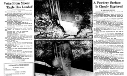 New York Times và số báo ngày tàu Apollo 11 đáp xuống Mặt trăng