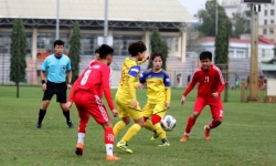 Đội tuyển nữ Việt Nam hòa trong trận đấu tập