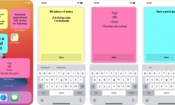 Cách tạo ghi chú sticker iOS 14 thông qua ứng dụng Sticky Widgets