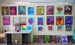 Hơn 100 “họa sĩ nhí” tham gia triển lãm “Tết ấm tình thân”