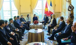 Chủ tịch Hạ viện Pháp hội đàm với Chủ tịch Quốc hội Nguyễn Thị Kim Ngân